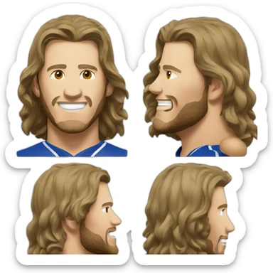 Clayton Kershaw with whiplash sticker