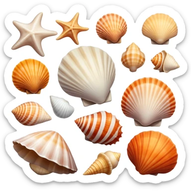 Seashells sticker