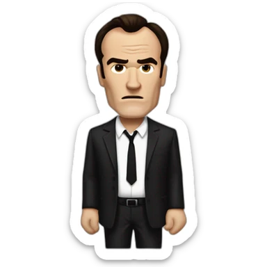 Quentin Tarantino in reservoir dogs sticker