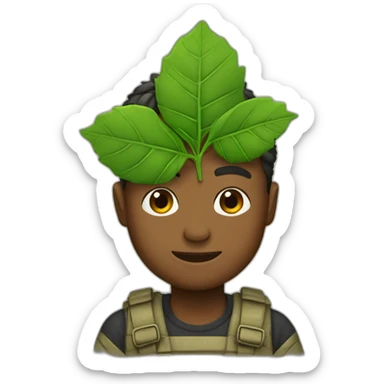 buzon con una hoja con % sticker