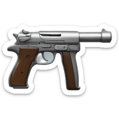 ia-emoji pistolet sticker