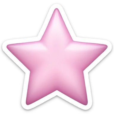 pale pink star sparkl sticker