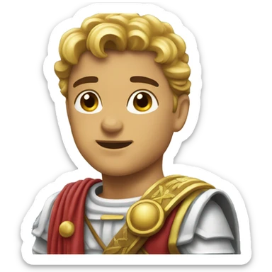 Emoji of roman giving a route sticker