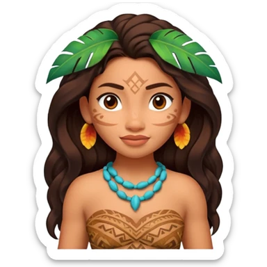 moana amber sticker