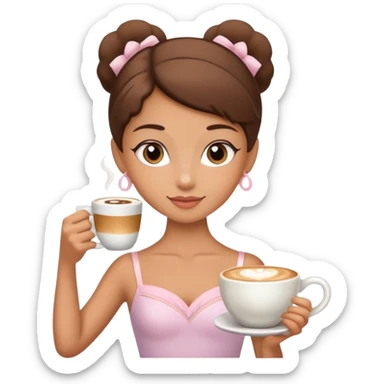 Ballerina cappuccino  sticker