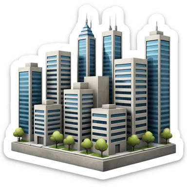 city and home sticker