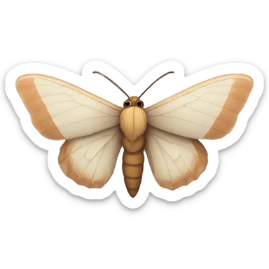 Beautiful moth sticker