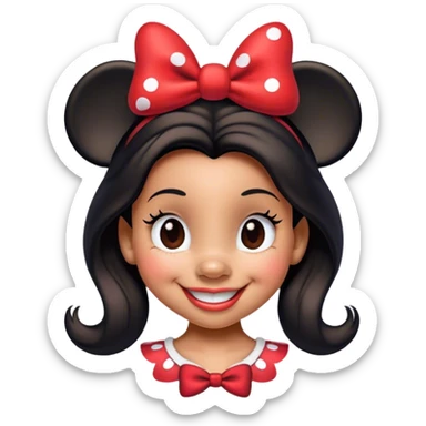 Minnie mouse sticker