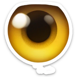 Eye twitch grossed out sticker