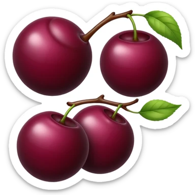 black cherry sticker