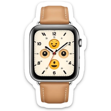 a watch person sticker