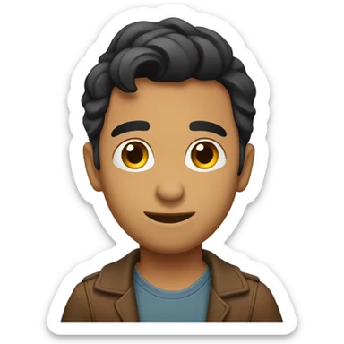 Chico enamorado  sticker