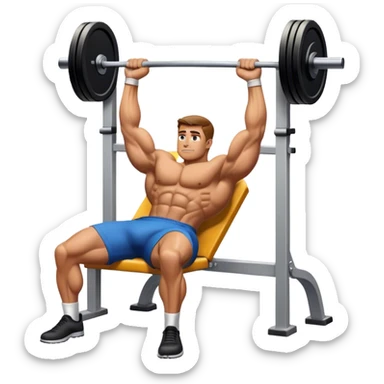 BenchPress (NOT incline) sticker