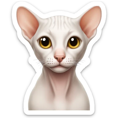 hairless cat sticker