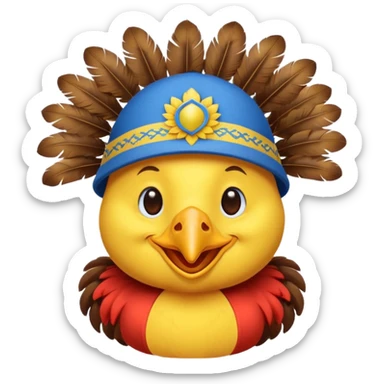 turkey ukraine flag sticker