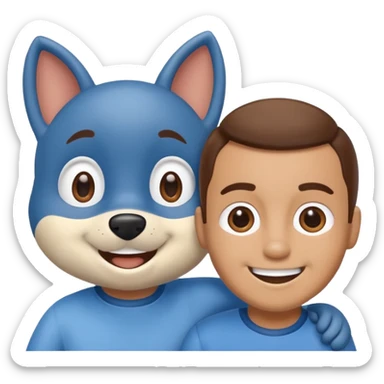 Bluey and bingo sticker