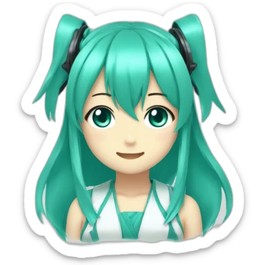 miku hatsune sticker