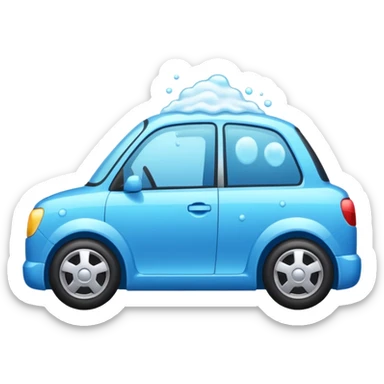 generate emoji for car wash icon sticker