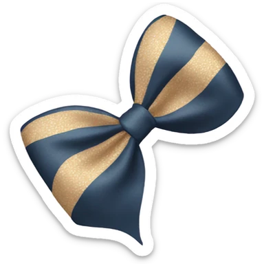 A coquette bow sticker