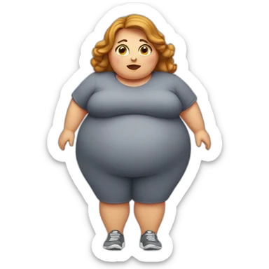 obese-woman sticker