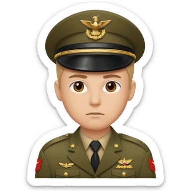 человек солдат sticker