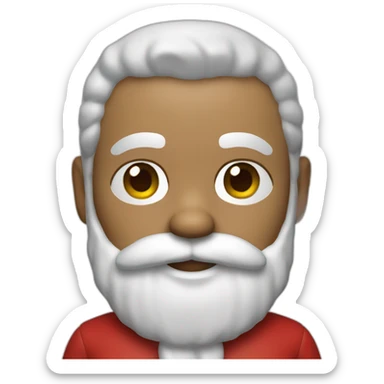 A Santa Claus Pop figure sticker