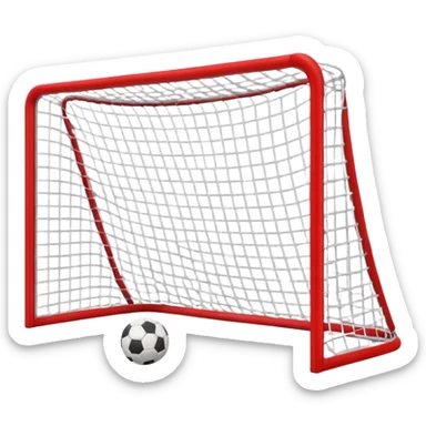 soccer goal hockey sticker