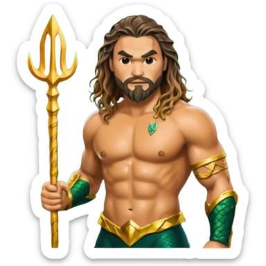 jason momoa aquaman sticker