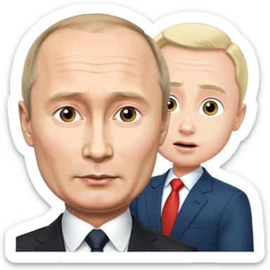 Putin said a factoid to Zelensky sticker