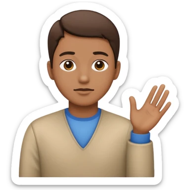 stand and wait sticker