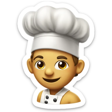 the little chef "pizelle" from sugary spire: exhibition night sticker