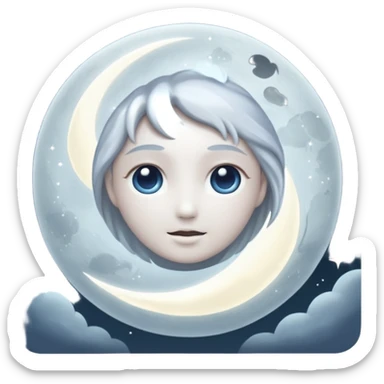 moonlight sticker