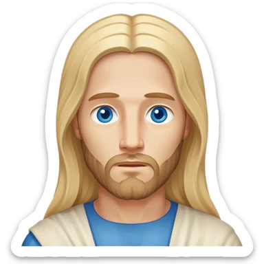 Scandinavian Jesus Christ sticker