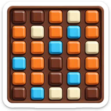 dunkin box of chocolates sticker