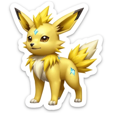 Electric Sparkly Shiny Manectric-Jolteon sticker