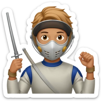 Fencer sticker