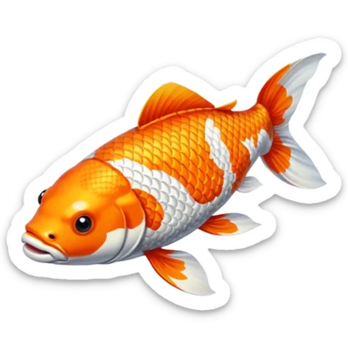 Koi fish sticker