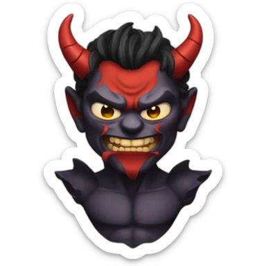 The demon sticker