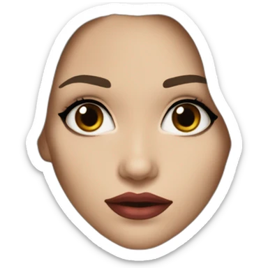 Katerina Pearce vampire diares with wavy long hair by Nina dobrev sticker