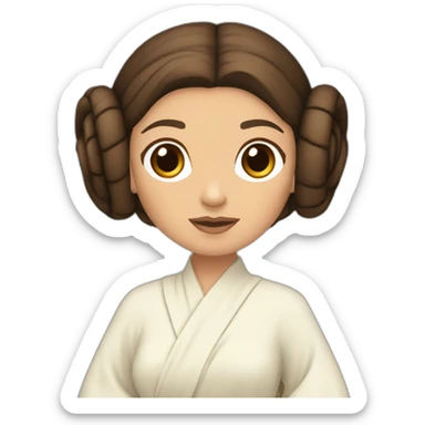 Princess Leia saying “Hope” sticker