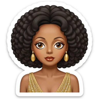 Diana Ross sticker