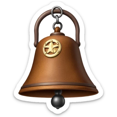 leather camp bell sticker