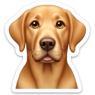 Ginger Labrador  sticker