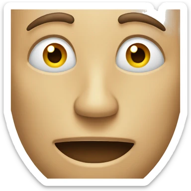 highly motivated face sticker