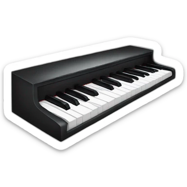piano keyboard sticker