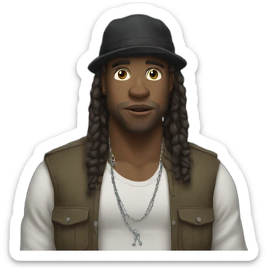 :kerchak,French rapper: sticker