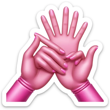 pinky promise emoji sticker