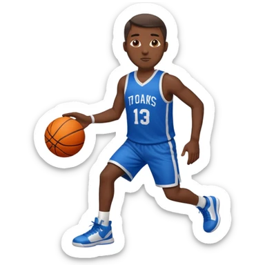 man basketball sticker