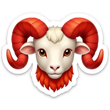 zodiac sign Aries sticker