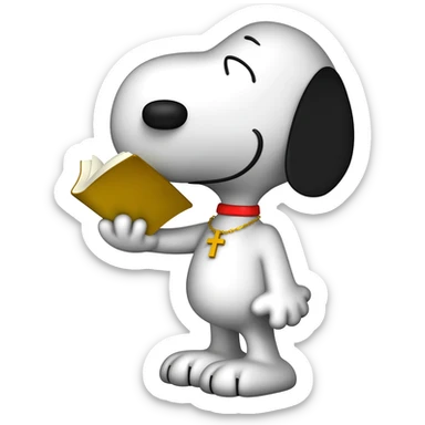 snoopy version christian sticker